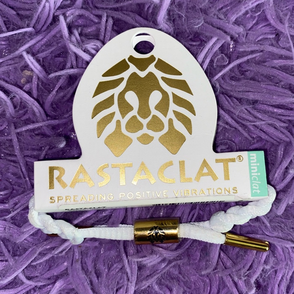 RASTACLAT Spreading Positive Vibrations Bracelet.